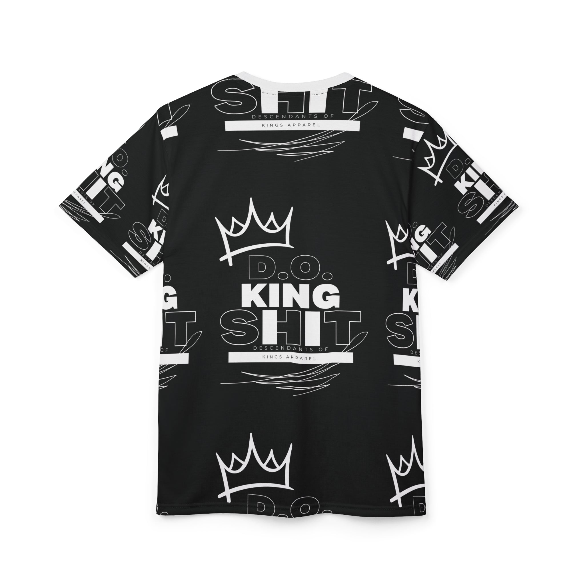 King Sh!t Black Graphic Tee — Bold Crown Streetwear T-Shirt