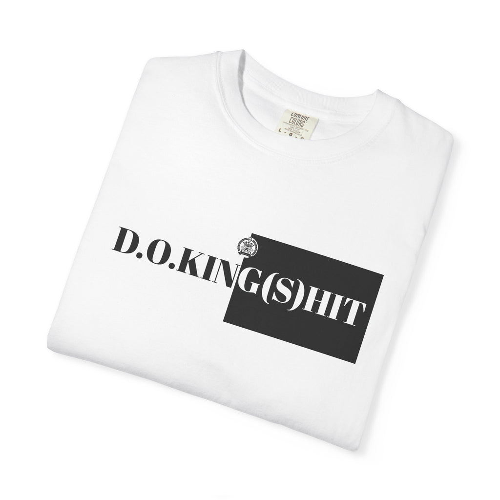 D.O. KING(S)HIT Graphic T-Shirt — Crest Back Logo, Streetwear Tee