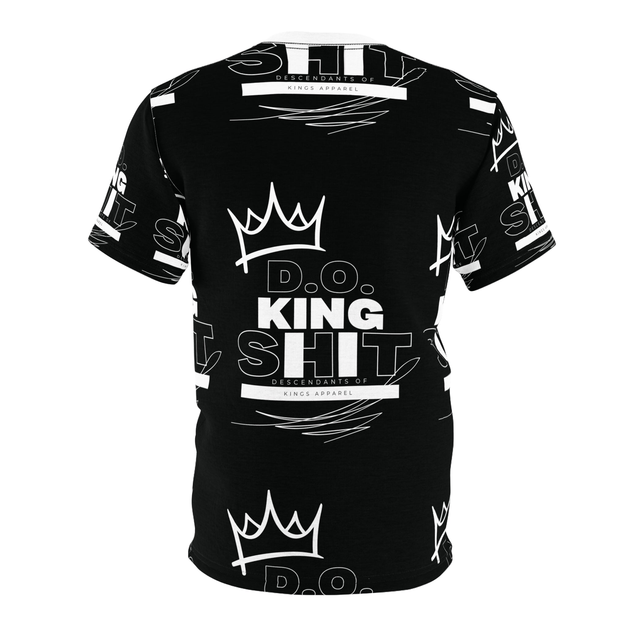 King Sh!t Black Graphic Tee — Bold Crown Streetwear T-Shirt