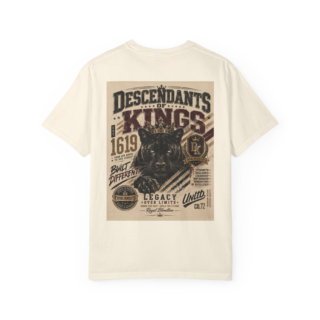Descendants of Kings T-Shirt — Vintage Panther Legacy Graphic Tee