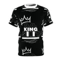 King Sh!t Black Graphic Tee — Bold Crown Streetwear T-Shirt