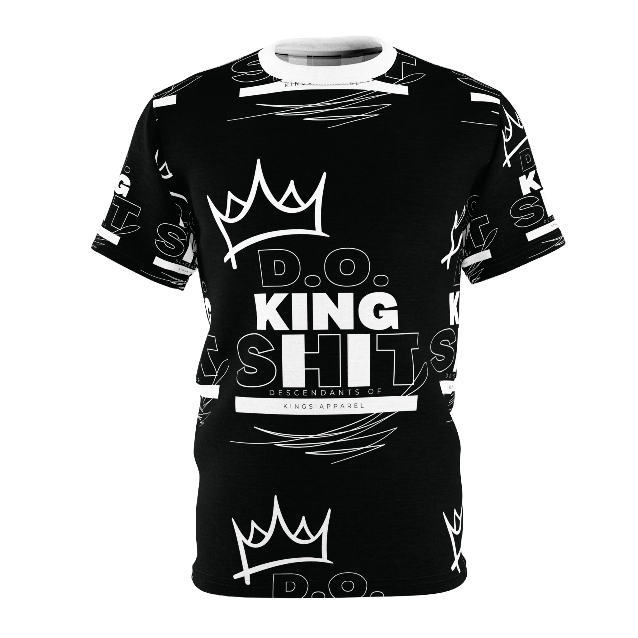 King Sh!t Black Graphic Tee — Bold Crown Streetwear T-Shirt