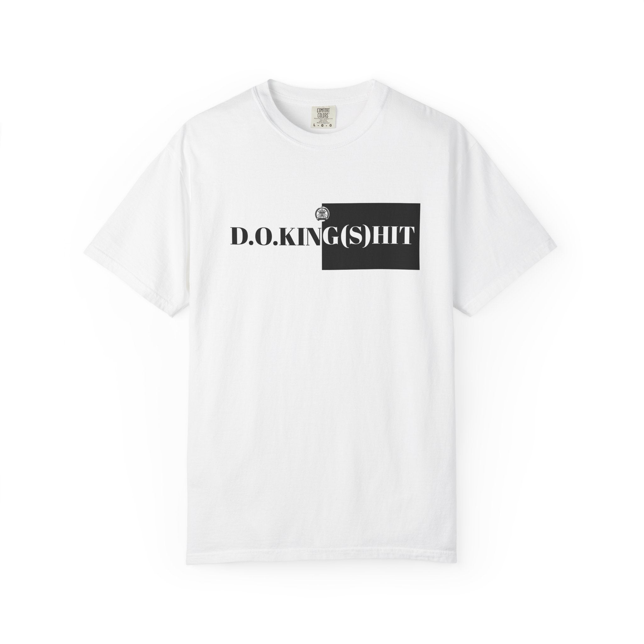 D.O. KING(S)HIT Graphic T-Shirt — Crest Back Logo, Streetwear Tee