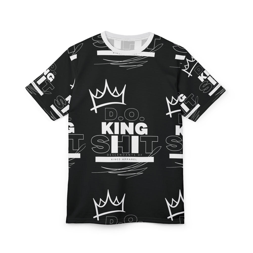 King Sh!t Black Graphic Tee — Bold Crown Streetwear T-Shirt