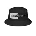 D.O.King(Sh)t Embroidered Bucket Hat — Black Two-Tone Streetwear