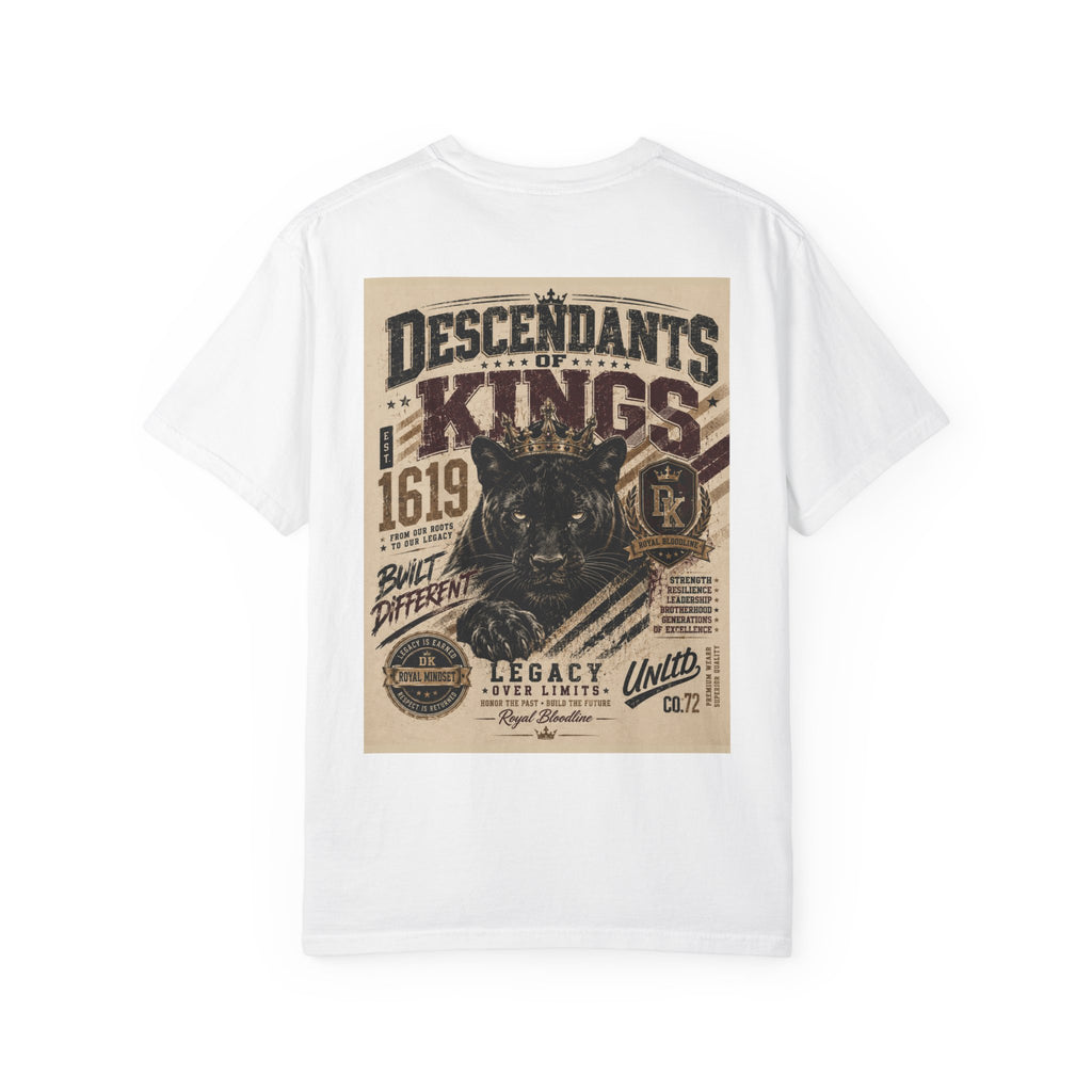Descendants of Kings T-Shirt — Vintage Panther Legacy Graphic Tee